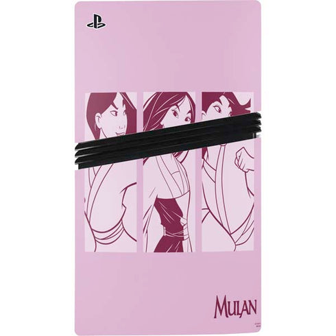 Disney Mulan Personalities PS5 Pro Console Skin
