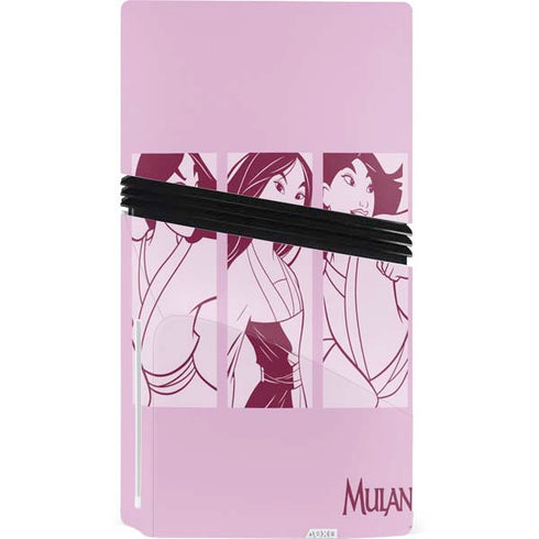 Disney Mulan Personalities PS5 Pro Disk Bundle Skin