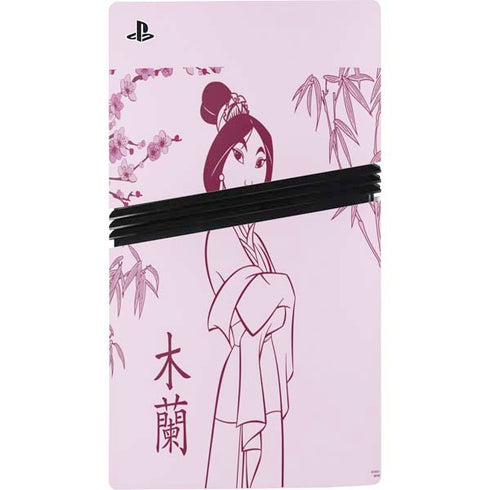 Disney Mulan Character Art PS5 Pro Disk Bundle Skin