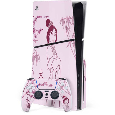 Disney Mulan Character Art PlayStation PS5 Skins