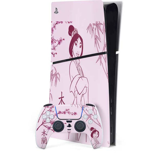 Disney Mulan Character Art PlayStation PS5 Skins