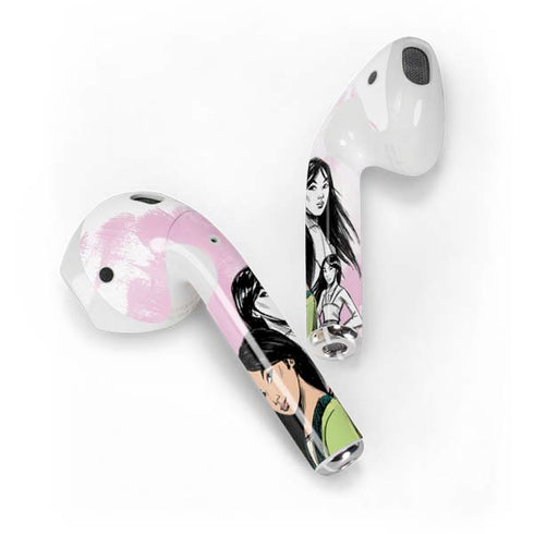 Disney Princess Mulan Sketch Apple AirPods 2 Skin