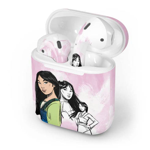 Disney Princess Mulan Sketch Apple AirPods 2 Skin