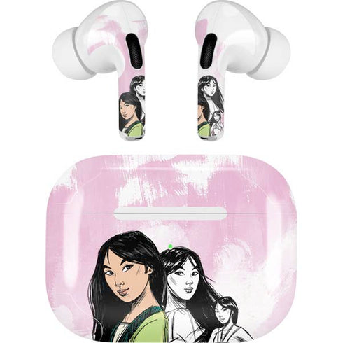Disney Princess Mulan Sketch Apple AirPods Pro Skin
