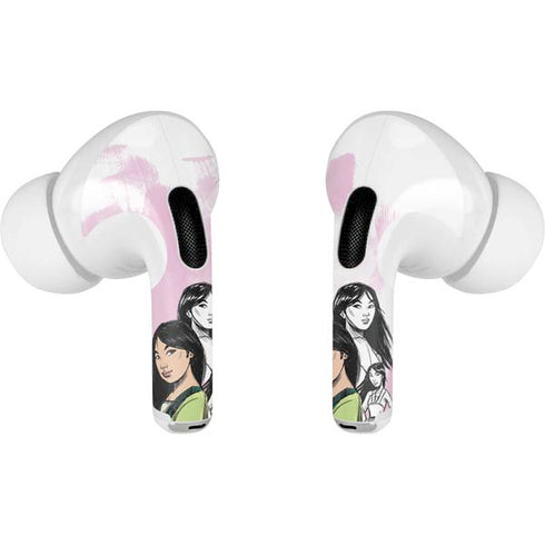 Disney Princess Mulan Sketch Apple AirPods Pro Skin