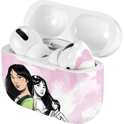 Disney Princess Mulan Sketch Apple AirPods Pro Skin