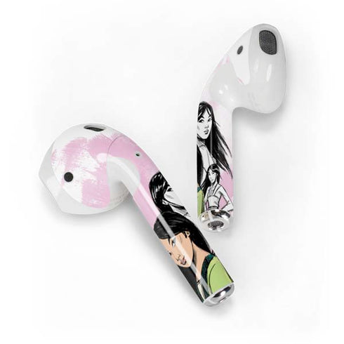 Disney Princess Mulan Sketch Apple AirPods Skin