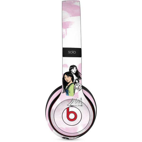 Disney Princess Mulan Sketch Beats Solo 3 Wireless Skin