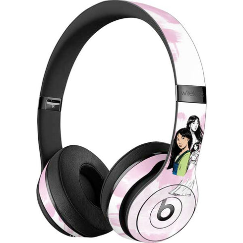 Disney Princess Mulan Sketch Beats Solo 3 Wireless Skin