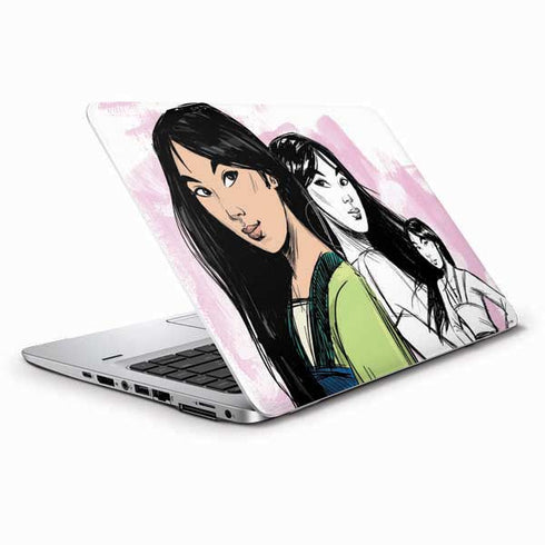 Disney Princess Mulan Sketch HP Elitebook Skin