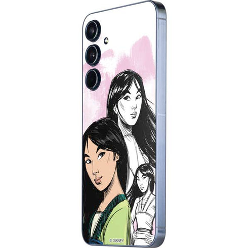 Disney Princess Mulan Sketch Galaxy A35 5G Skin