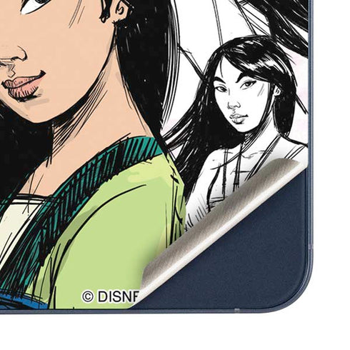 Disney Princess Mulan Sketch Galaxy A35 5G Skin