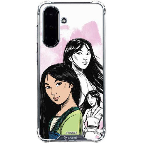 Disney Princess Mulan Sketch Galaxy A36 5G Clear Case