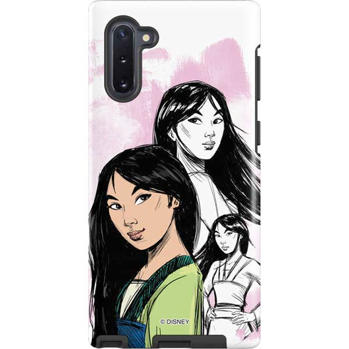 Disney Princess Mulan Sketch Galaxy Cases