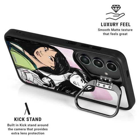 Disney Princess Mulan Sketch Galaxy S24 FE Kickstand Case