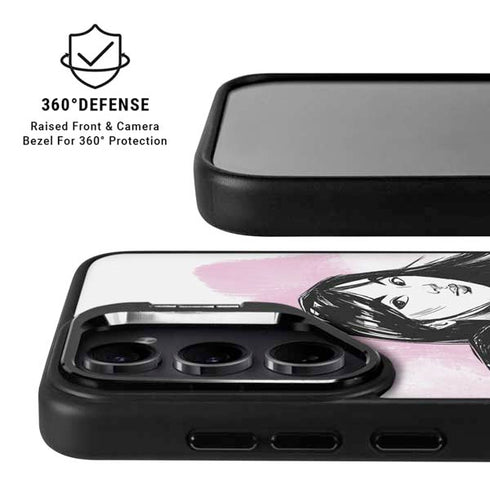 Disney Princess Mulan Sketch Galaxy S25 Kickstand Case