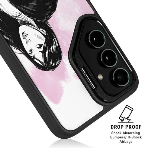 Disney Princess Mulan Sketch Galaxy S25 Kickstand Case