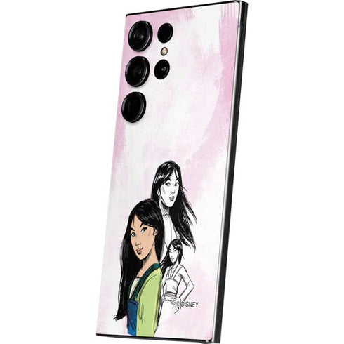 Disney Princess Mulan Sketch Galaxy S25 Ultra Skin