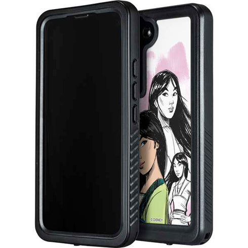 Disney Princess Mulan Sketch Galaxy S24 Waterproof Case