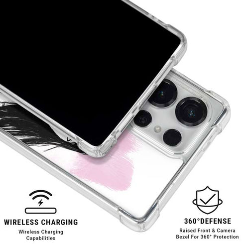 Disney Princess Mulan Sketch Galaxy S25 Ultra Clear Case