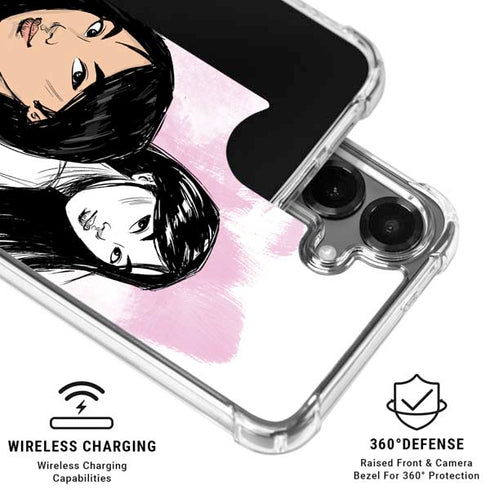 Disney Princess Mulan Sketch Galaxy S26 Clear Case