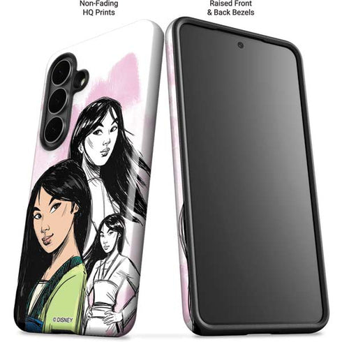 Disney Princess Mulan Sketch Galaxy S26 Impact Case