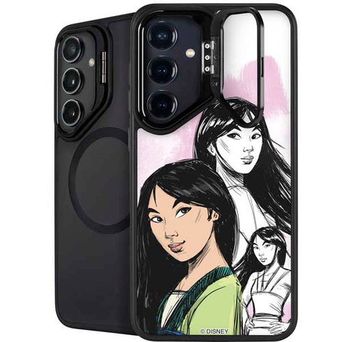 Disney Princess Mulan Sketch Galaxy S26 Kickstand Case