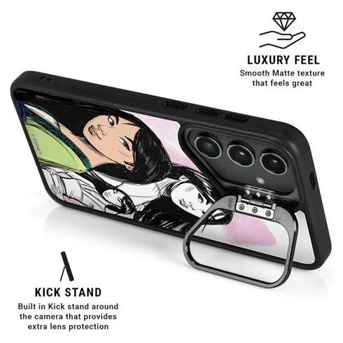 Disney Princess Mulan Sketch Galaxy S26 Plus Kickstand Case