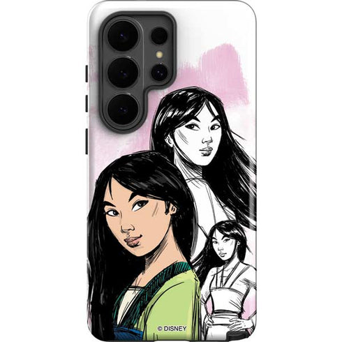 Disney Princess Mulan Sketch Galaxy S26 Ultra Impact Case