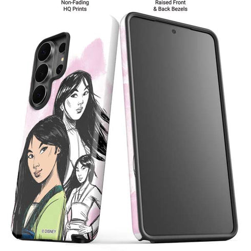 Disney Princess Mulan Sketch Galaxy S26 Ultra Impact Case