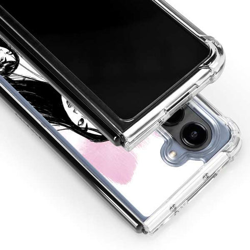Disney Princess Mulan Sketch Galaxy Z Fold5 5G Clear Case