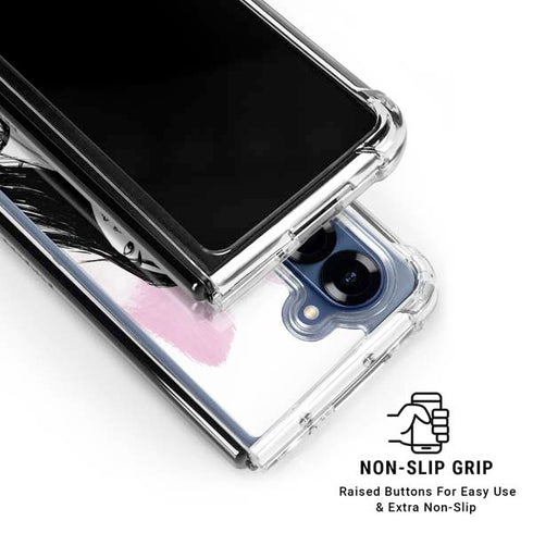 Disney Princess Mulan Sketch Galaxy Z Fold6 Clear Case