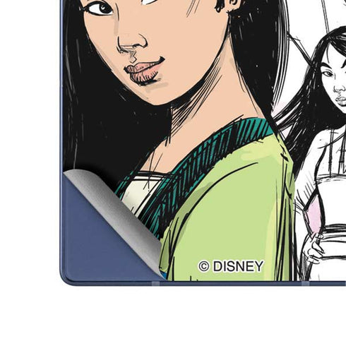 Disney Princess Mulan Sketch Galaxy Z Fold6 Skin