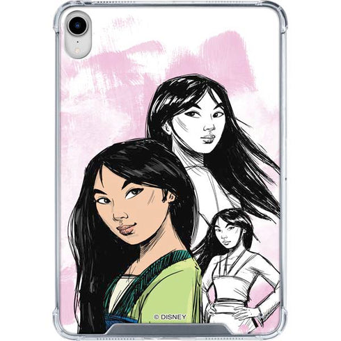 Disney Princess Mulan Sketch iPad 11th Gen (2025) Clear Case