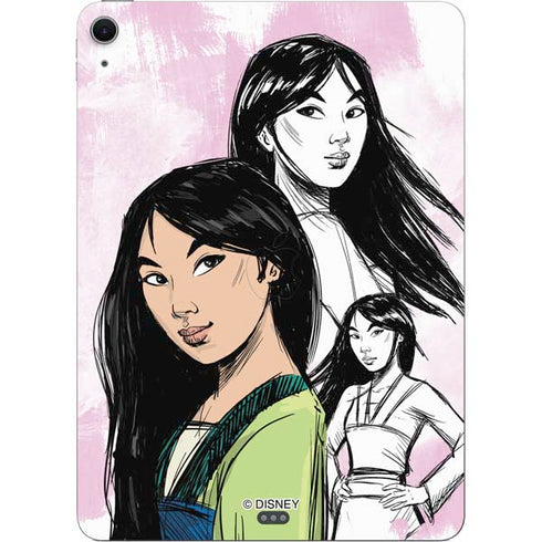 Disney Princess Mulan Sketch Apple iPad Air Skin