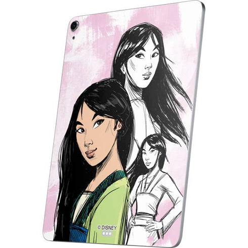 Disney Princess Mulan Sketch Apple iPad Air Skin