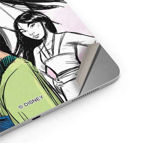 Disney Princess Mulan Sketch Apple iPad Air Skin