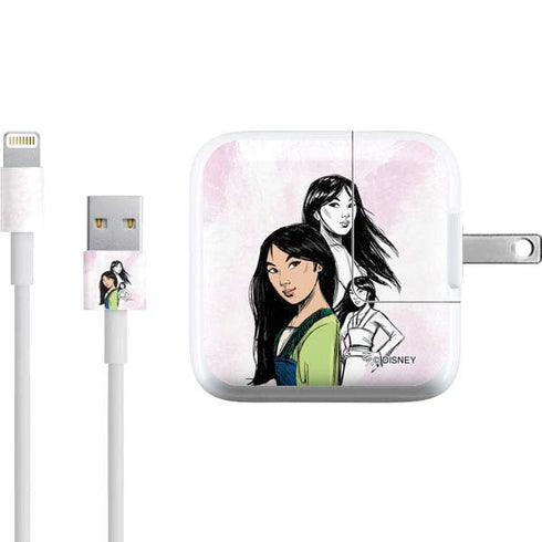 Disney Princess Mulan Sketch iPad Charger (10W USB) Skin