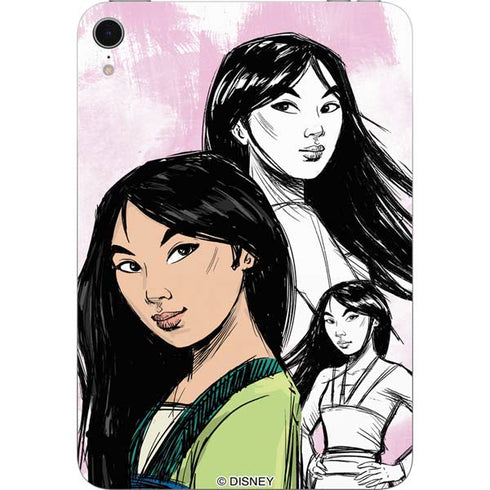 Disney Princess Mulan Sketch Apple iPad Mini Skin