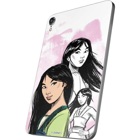 Disney Princess Mulan Sketch Apple iPad Mini Skin