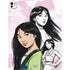 Disney Princess Mulan Sketch iPad Pro 13in M4 (2024) Skin