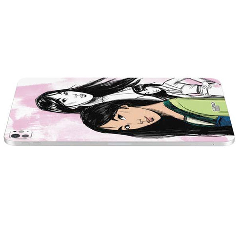 Disney Princess Mulan Sketch iPad Pro 13in M4 (2024) Skin