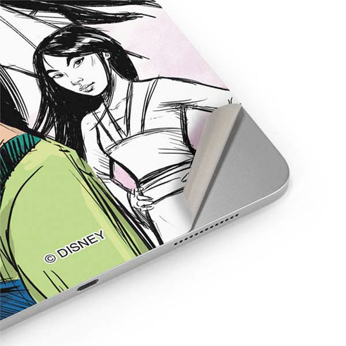 Disney Princess Mulan Sketch iPad Pro 13in M4 (2024) Skin