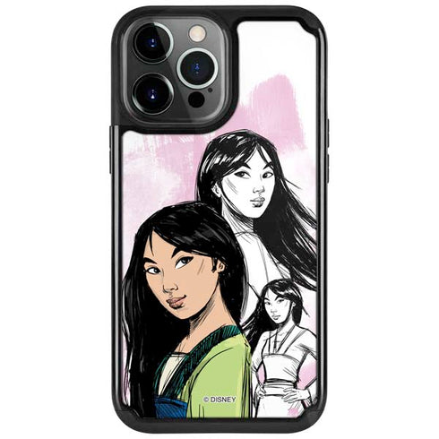Disney Princess Mulan Sketch iPhone Cases