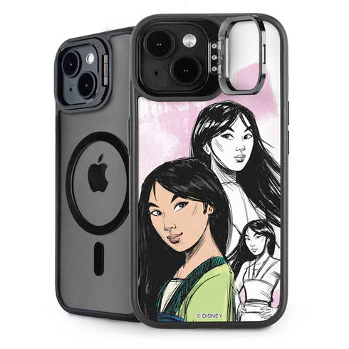 Disney Princess Mulan Sketch iPhone 14 Kickstand Case