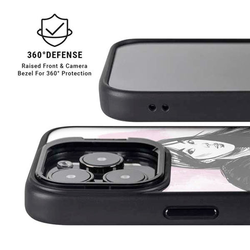 Disney Princess Mulan Sketch iPhone 14 Pro Kickstand Case