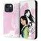 Disney Princess Mulan Sketch iPhone 15 Plus Folio Case