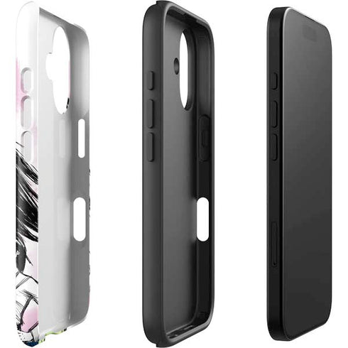 Disney Princess Mulan Sketch iPhone 16 Plus Impact Case