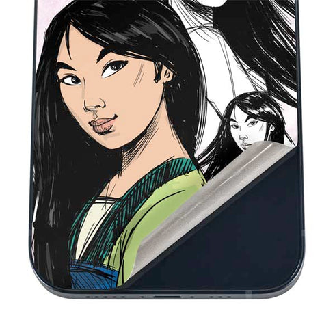 Disney Princess Mulan Sketch iPhone 16 Skin