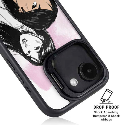 Disney Princess Mulan Sketch iPhone 16e Kickstand Case